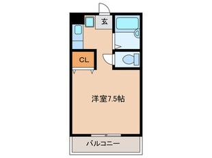 リベルテ西片江の物件間取画像